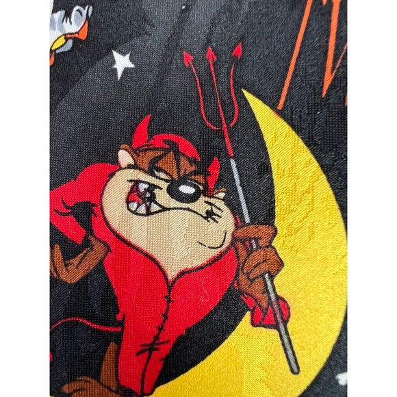 Looney Tunes Addiction Halloween Twick or Tweet Tie Polyester Black - Picture 5 of 16